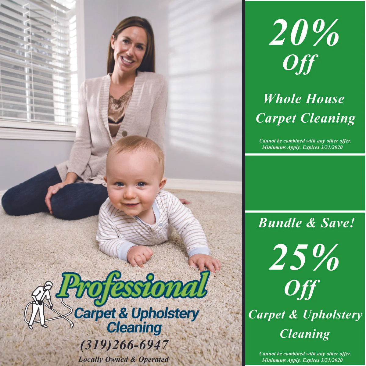 Special — Professional Carpet & Upholstery Cleaning Inc.