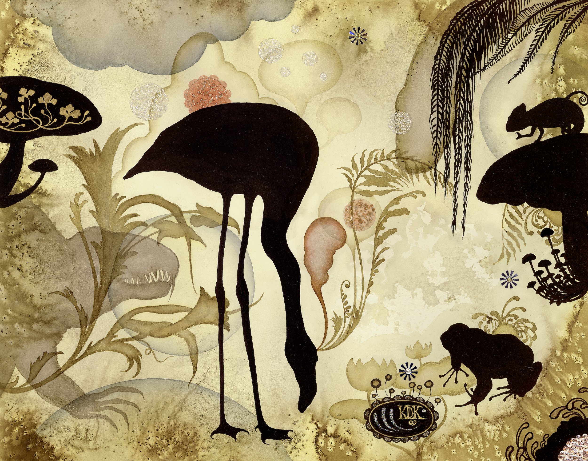 Flamingo Dinosaur Mushroom Chameleon Frog Toad.png