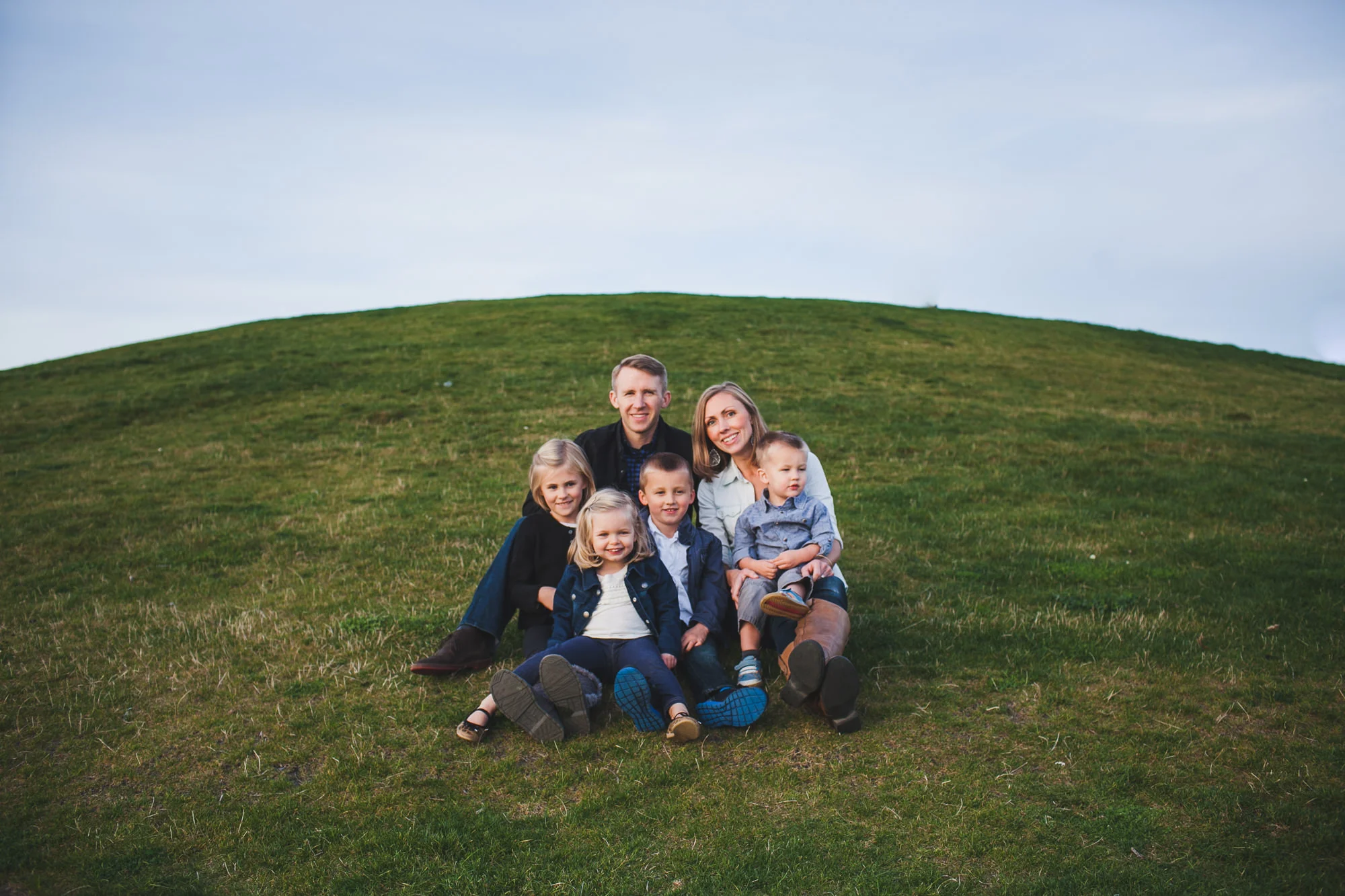 Meyer family photos at Gas Works Park. Seattle, WA.