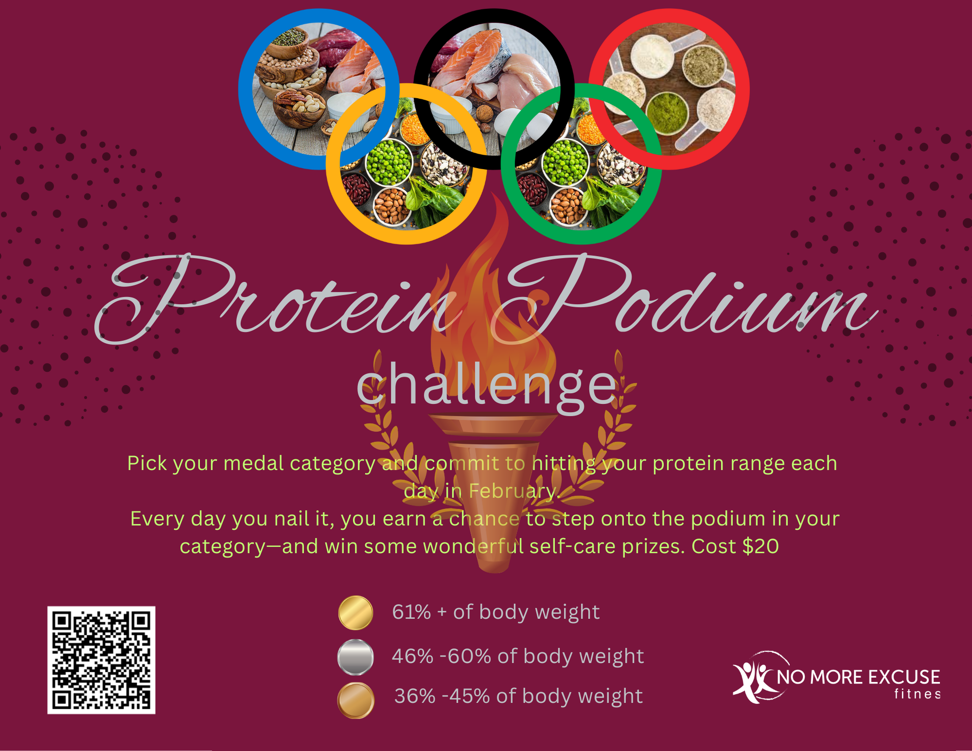 February's Protein Podium Challenge 