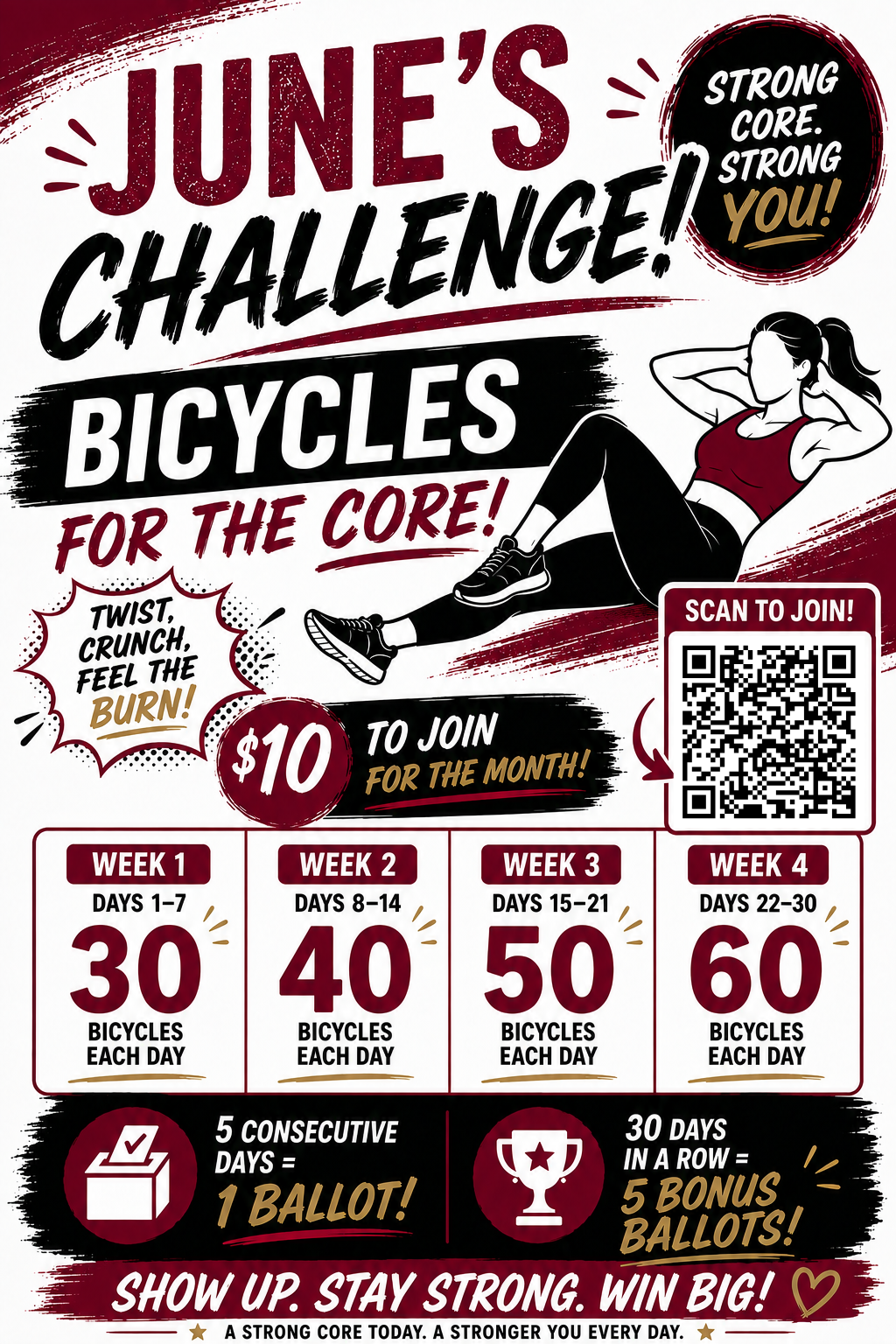 Bicycles for the Core - June's Challenge 