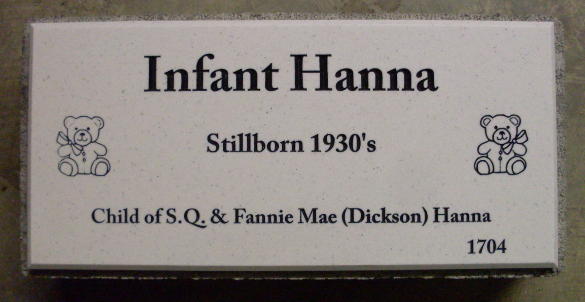 Headstone with additional graphics available at minimal charge