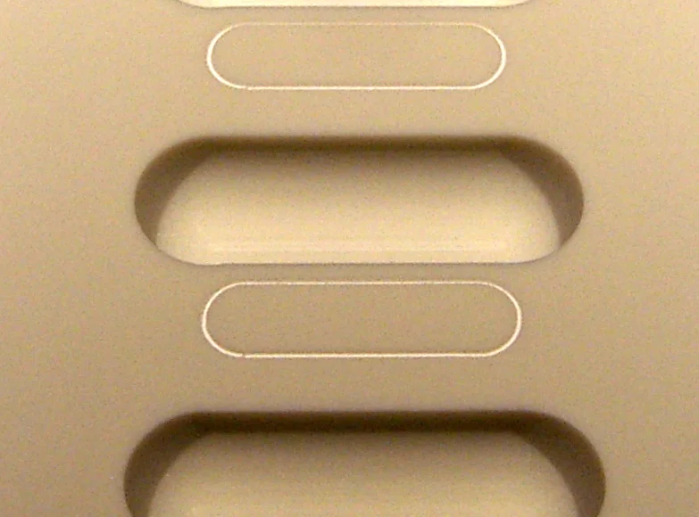Typical bead cup with rounded bottom and label area