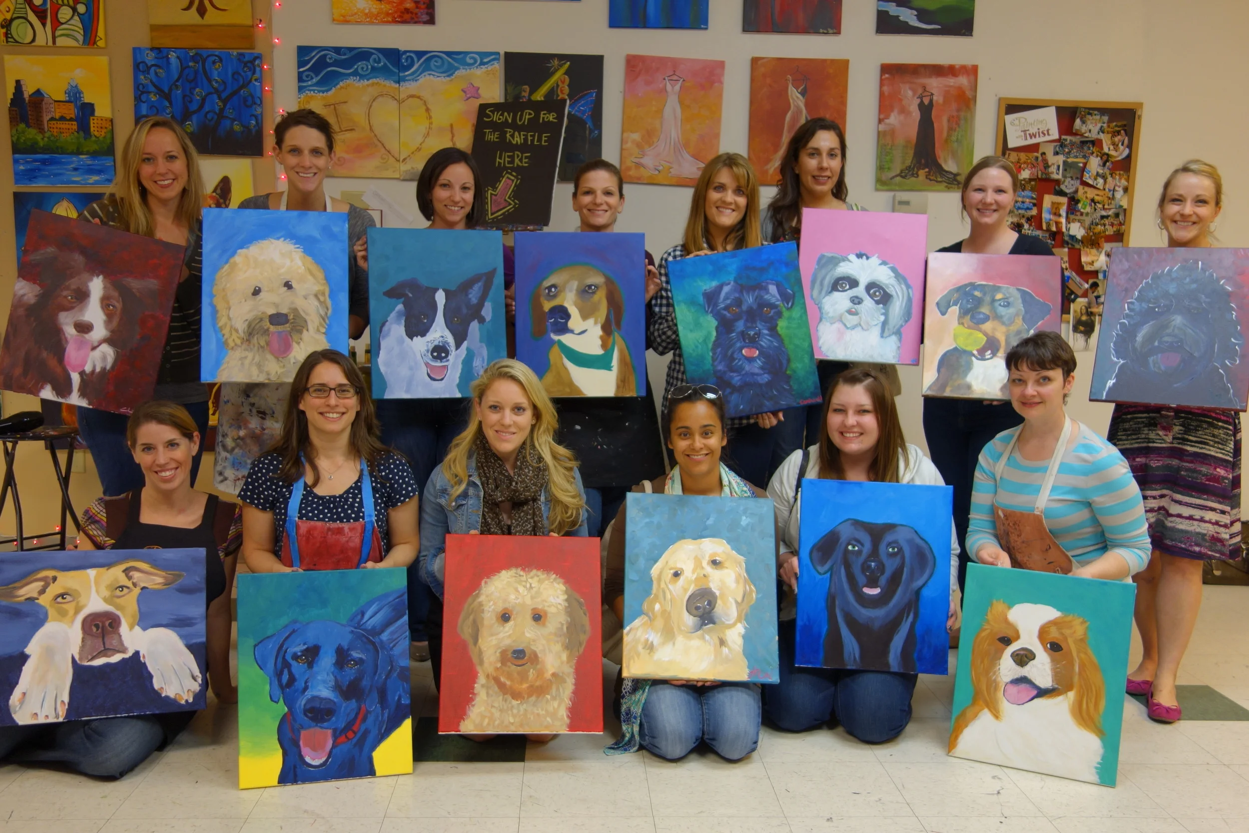 Painting with a Twist - Paint Your Own Pet