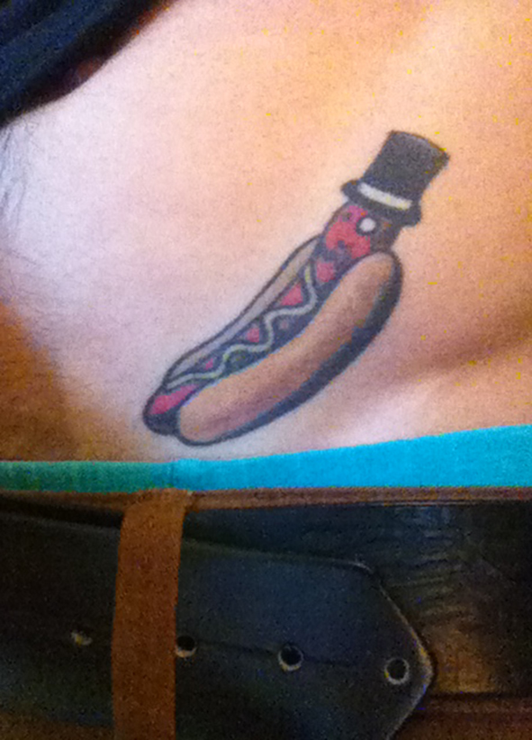 Tattooed by Tim Dywelski.