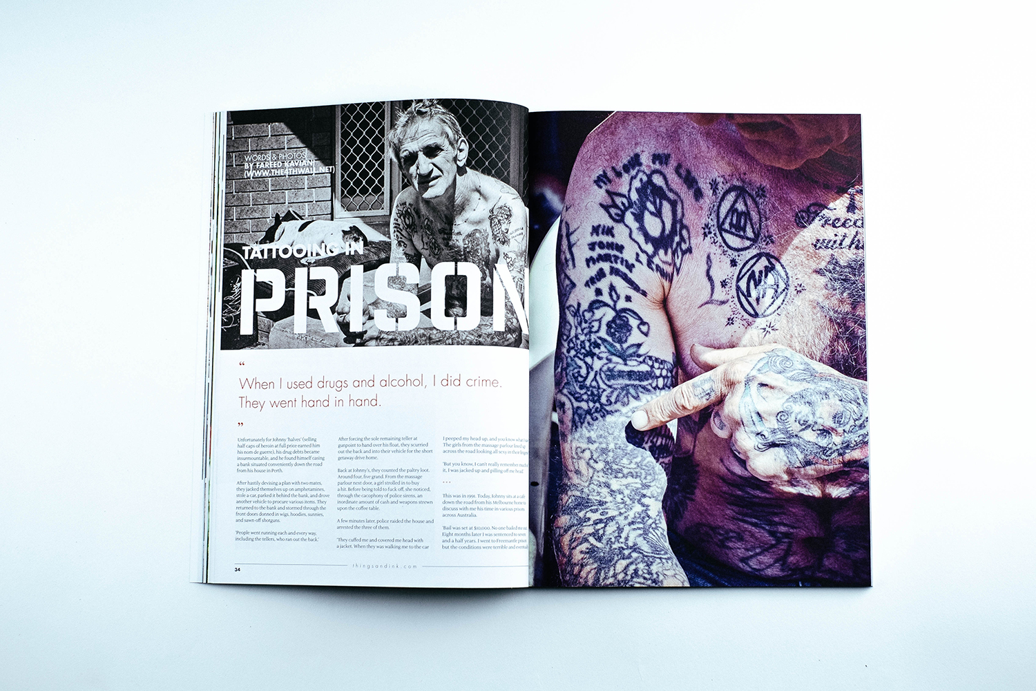 Tattooing in Prison, Things & Ink Magazine