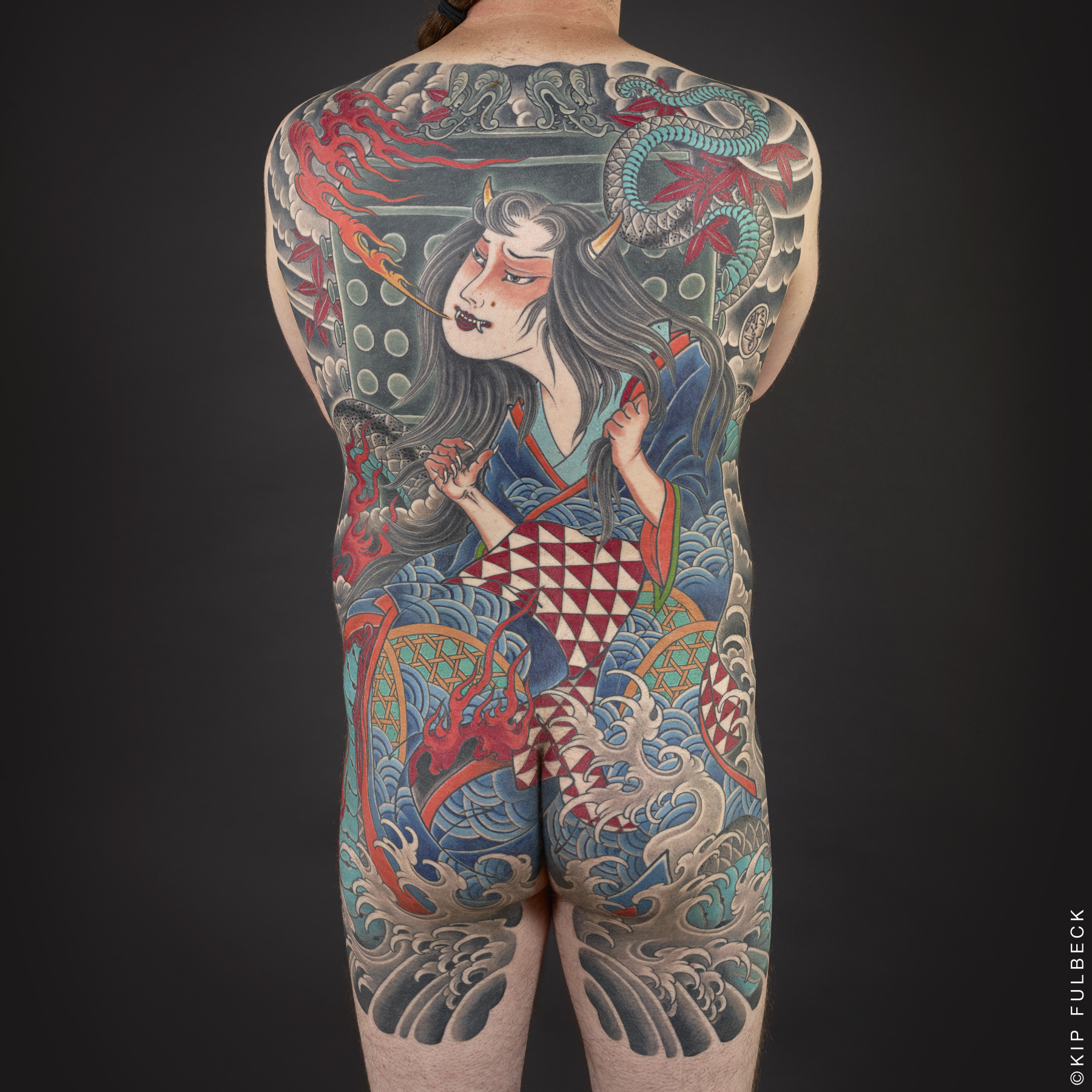Tattoo by Horitomo. Photo by Kip Fulbeck