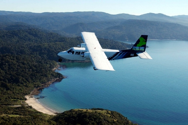 Copy of Flying over Stewart Island, New Zealand.