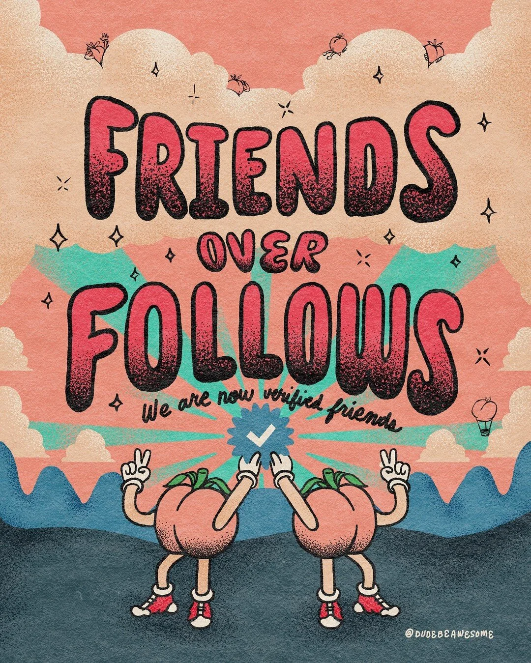 Hi, friends, I wanted to take a moment to appreciate you and let you know that I'm grateful you're even remotely interested in my art. Consider this post a verified tick next to &quot;Friendship&quot;.

Wow. A lot of big things are coming in the next