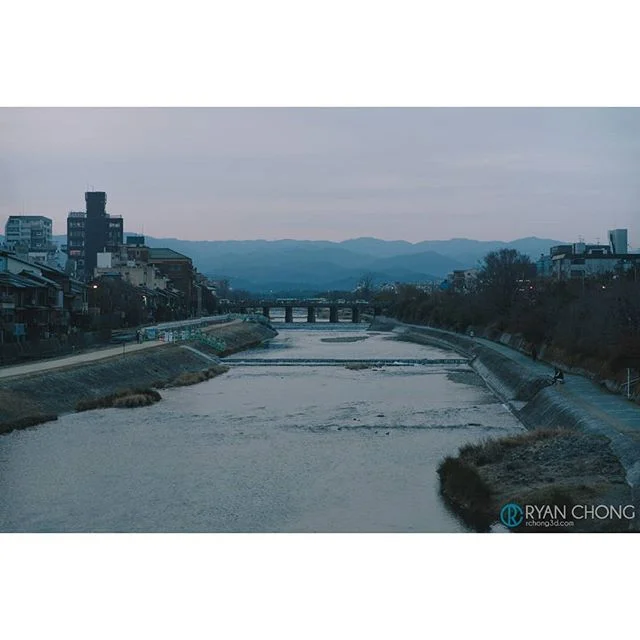 Koma River, Kyoto. The banks of the river is a popular dating and walking spot and runs between the Potoncho alley and Gion district. It's also one of my favorite spots in the old capital due to there having less tourists compared to other places in 