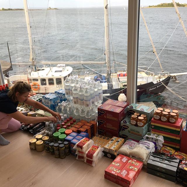 Provisioning for a 7 week expedition and this is only the beginning ⛵️#preperations #provisioning #greenlandexpedition2018 #polarsector