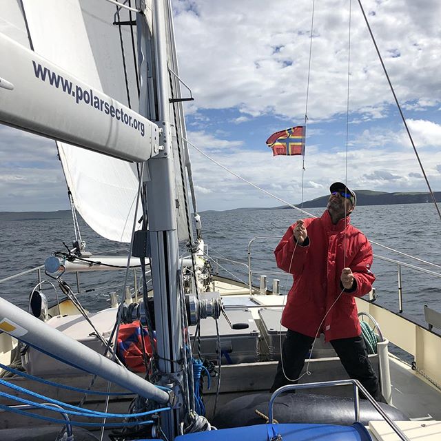 After 100 hour's at sea, it's nice to see land again #polarsector #greenlandexpedition2018 #sailing