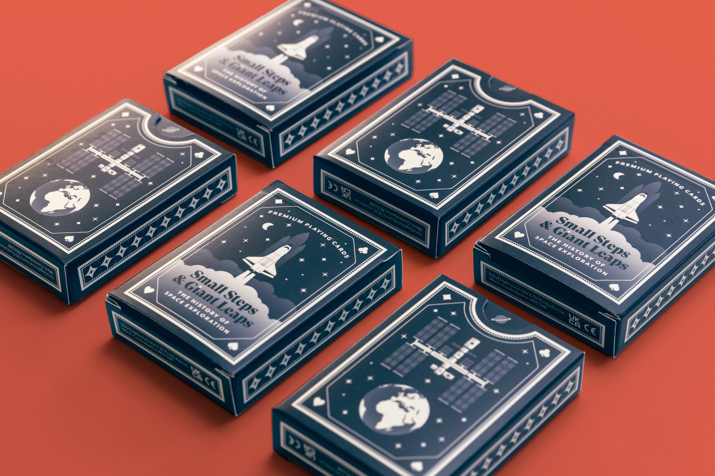 Small Steps and Giant Leaps Playing Cards — James Round - Designer