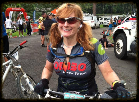 Heidi, COMBO's IMBA ICP Certified Lead Instructor. And all around bad-ass mountain bike rider & racer.
