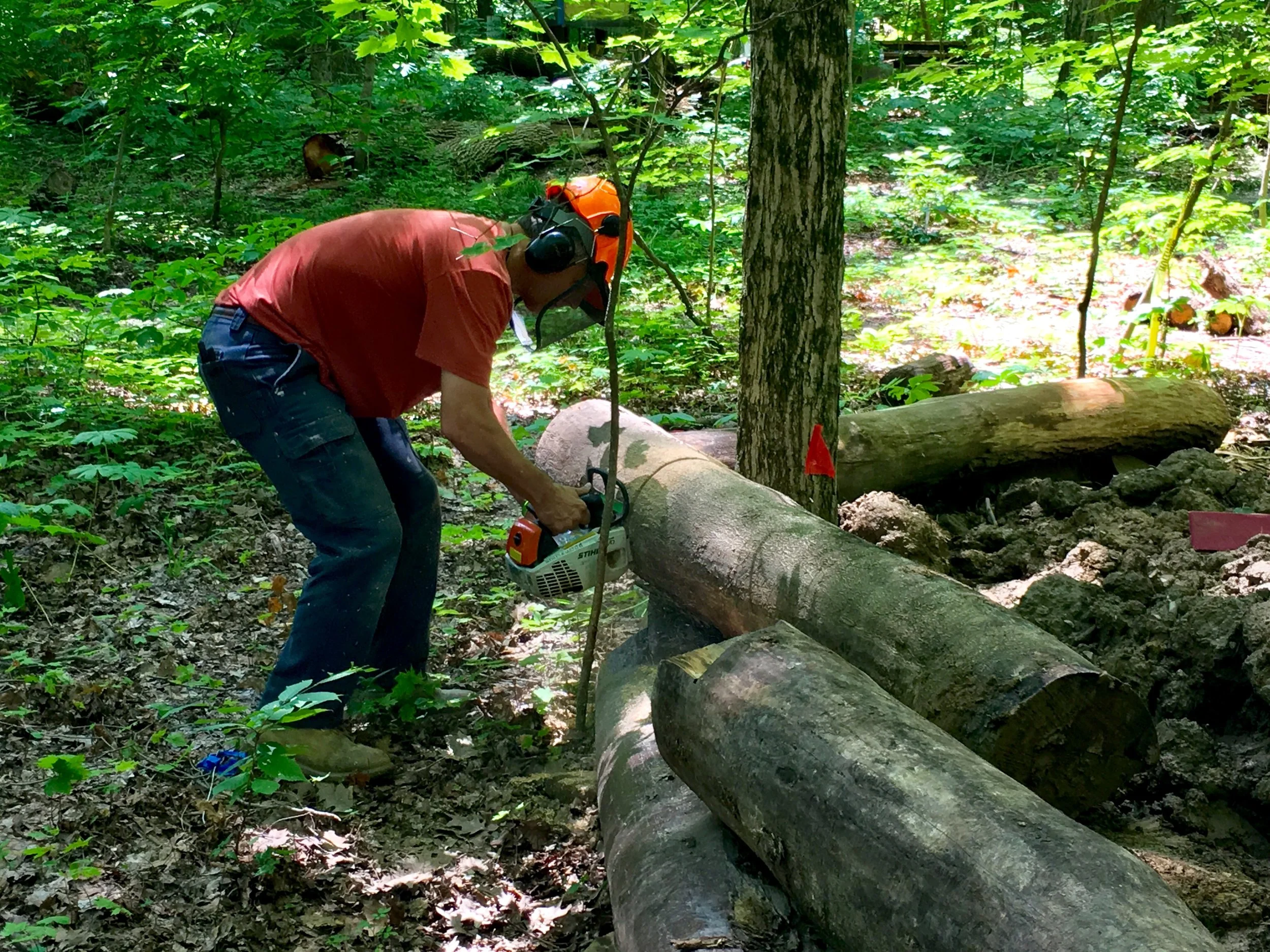 Head Gnome on the job means you're part volunteer wrangler, part Lumberjack.