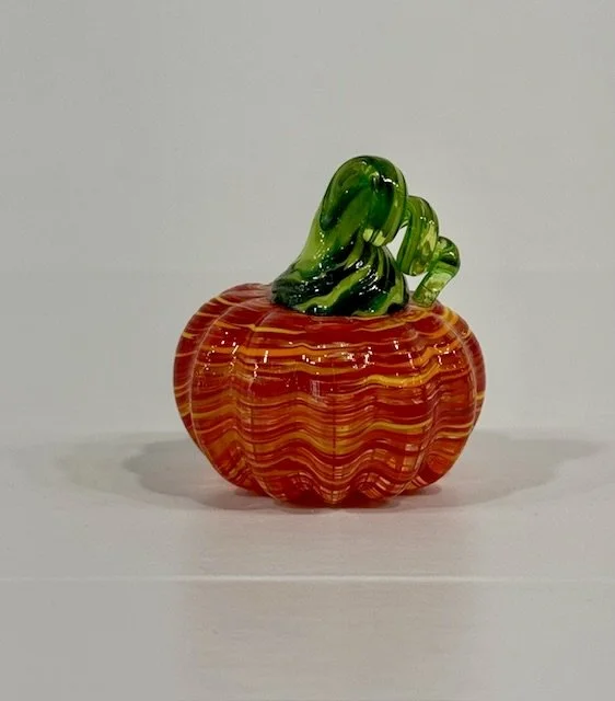 Solid Glass Mini Pumpkins