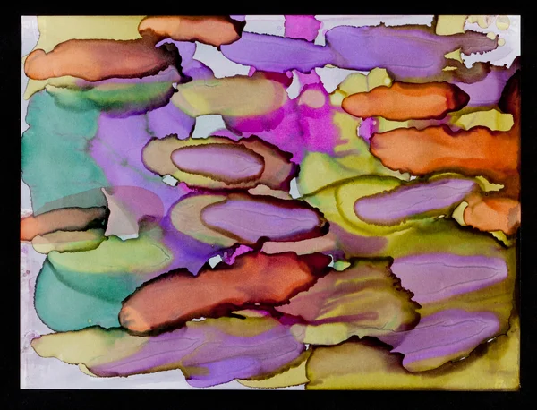 Alcohol Ink on Vellum