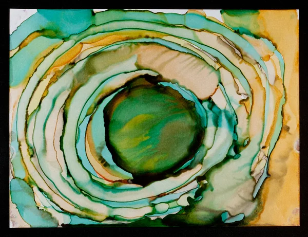 Alcohol Ink on Vellum.