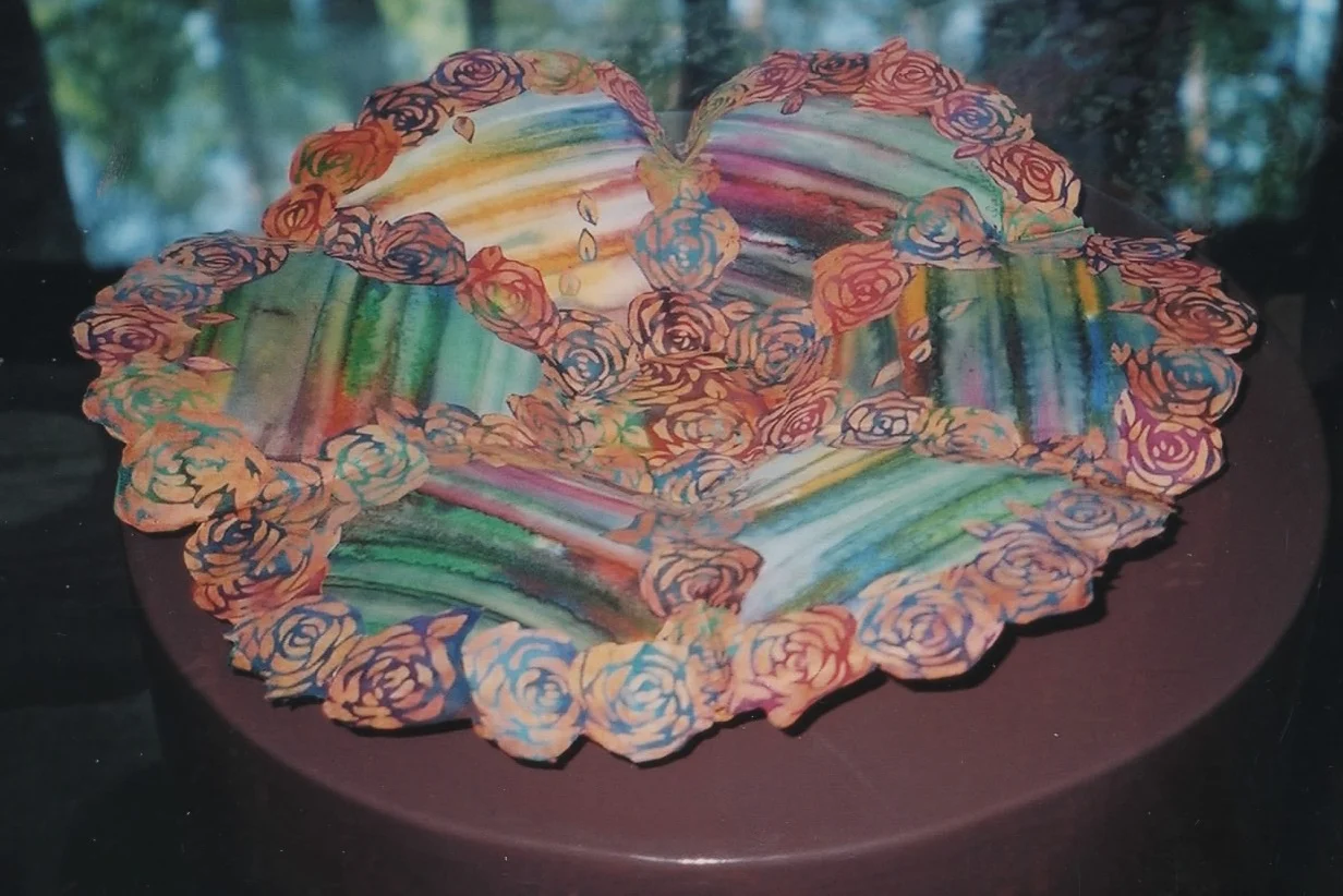 Rose Fabric Bowl