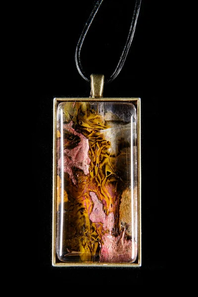 Alcohol Ink Pendant - 4