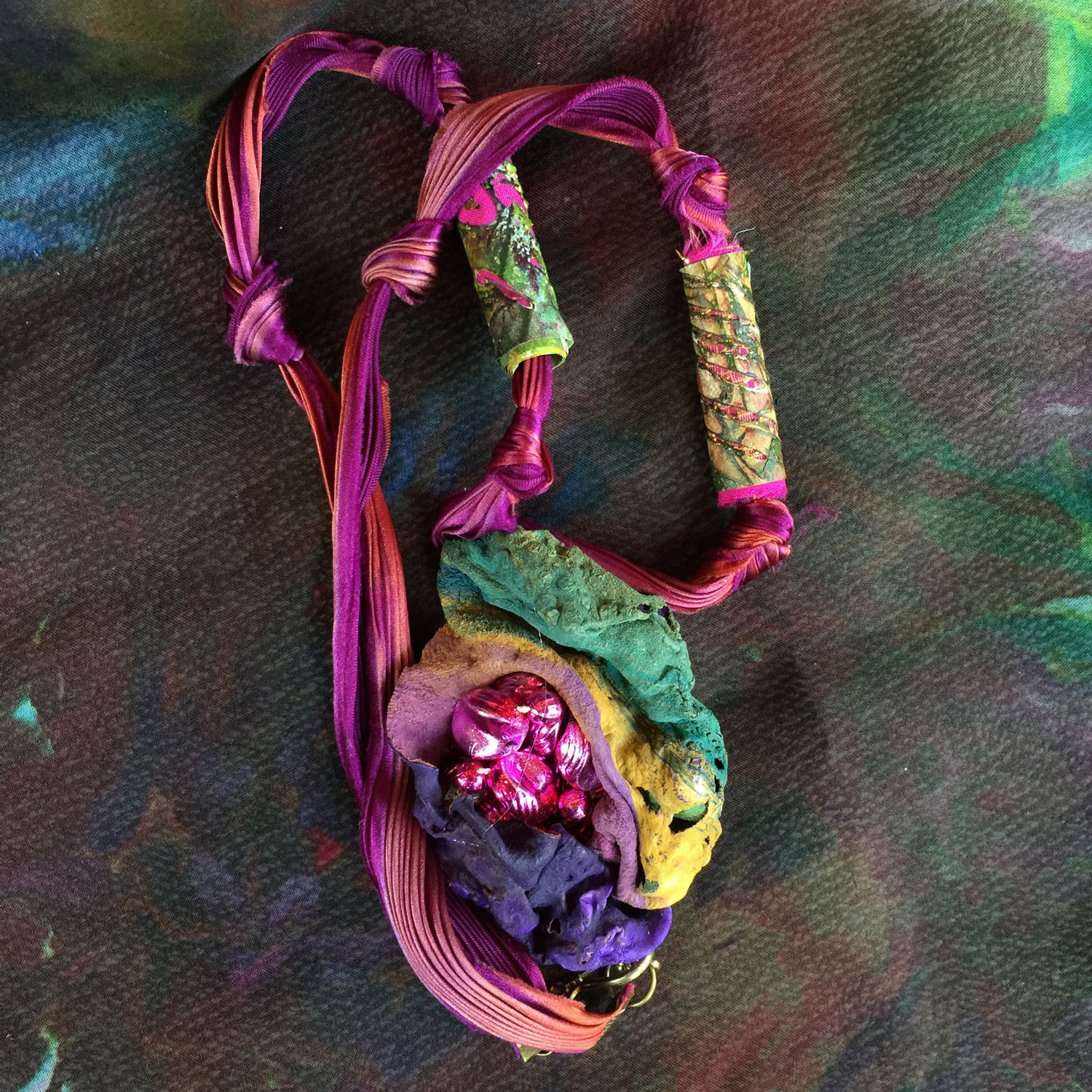 Sculptural Tyvek Pendant - 2