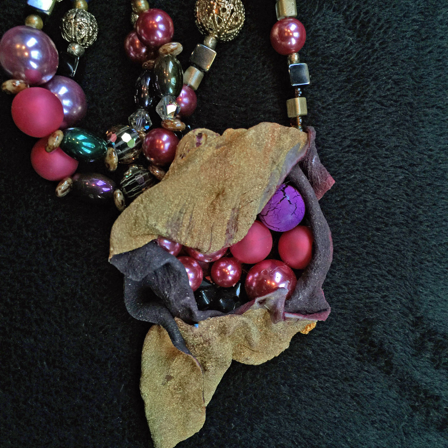 Sculptural Tyvek Pendant - 5