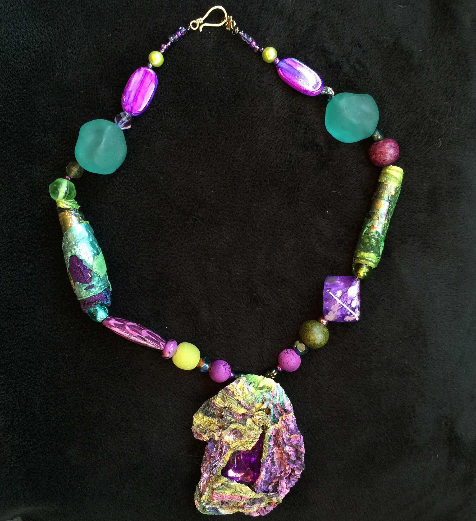 Sculptural Tyvek Pendant - 6
