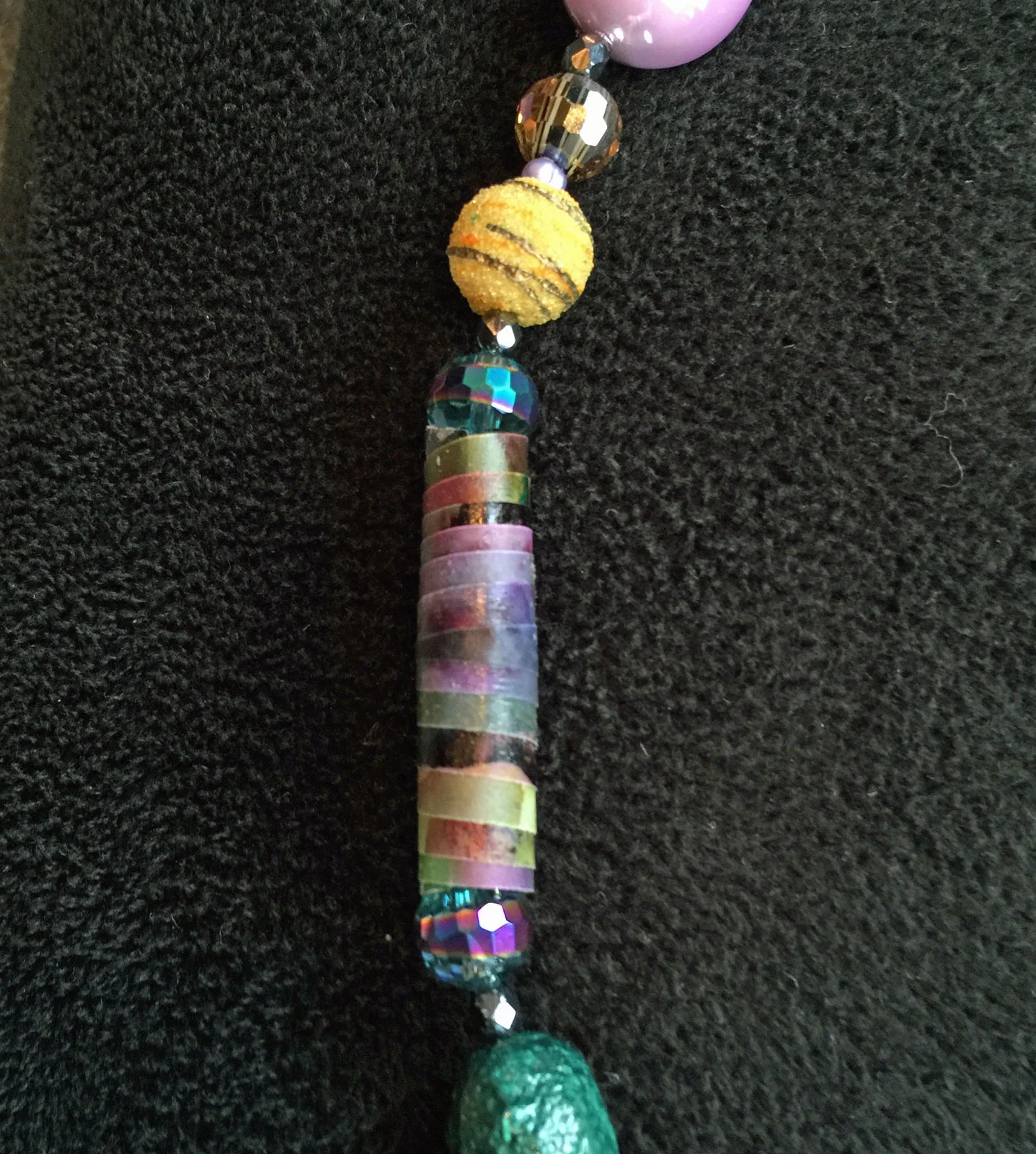 Sculptural Tyvek Pendant - 9 Detail