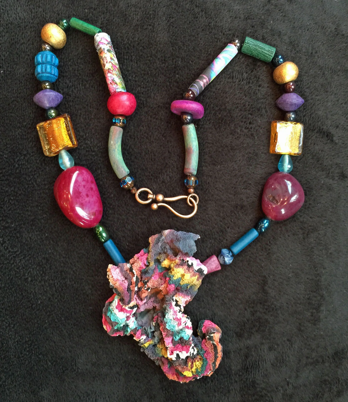 Sculptural Tyvek Pendant - 12