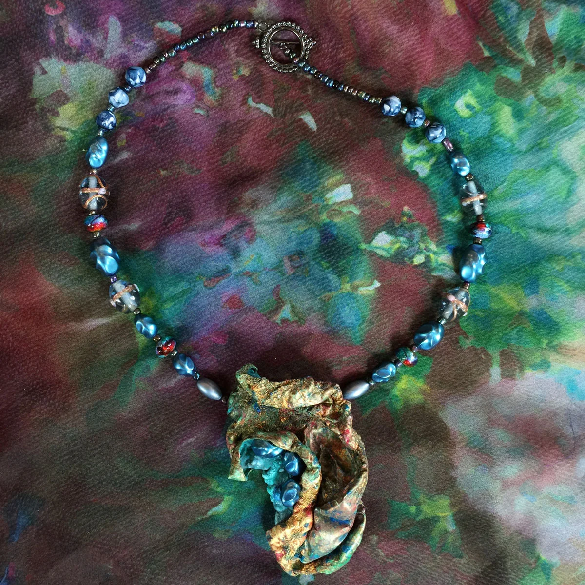Sculptural Tyvek Pendant - 38