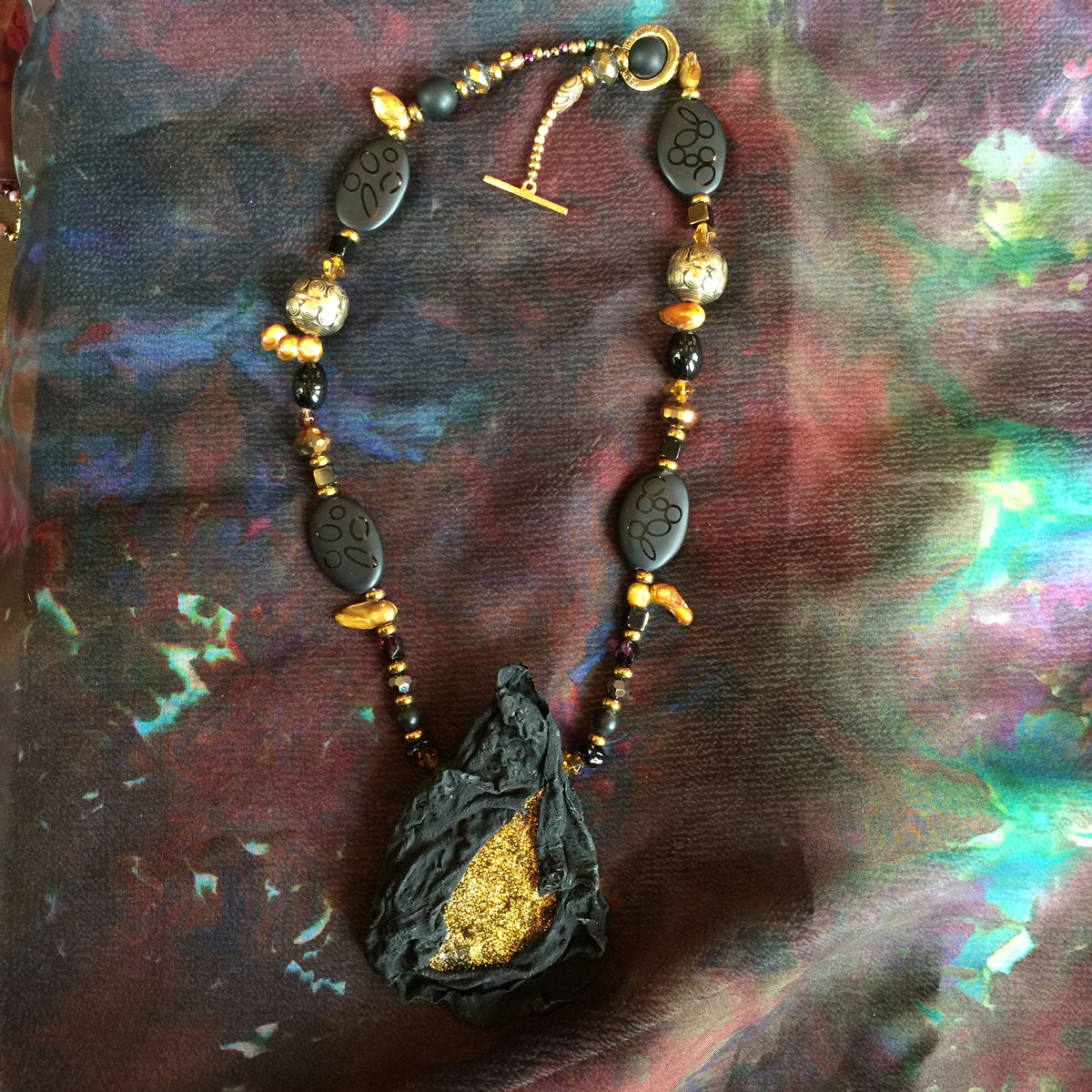 Sculptural Tyvek Pendant - 43