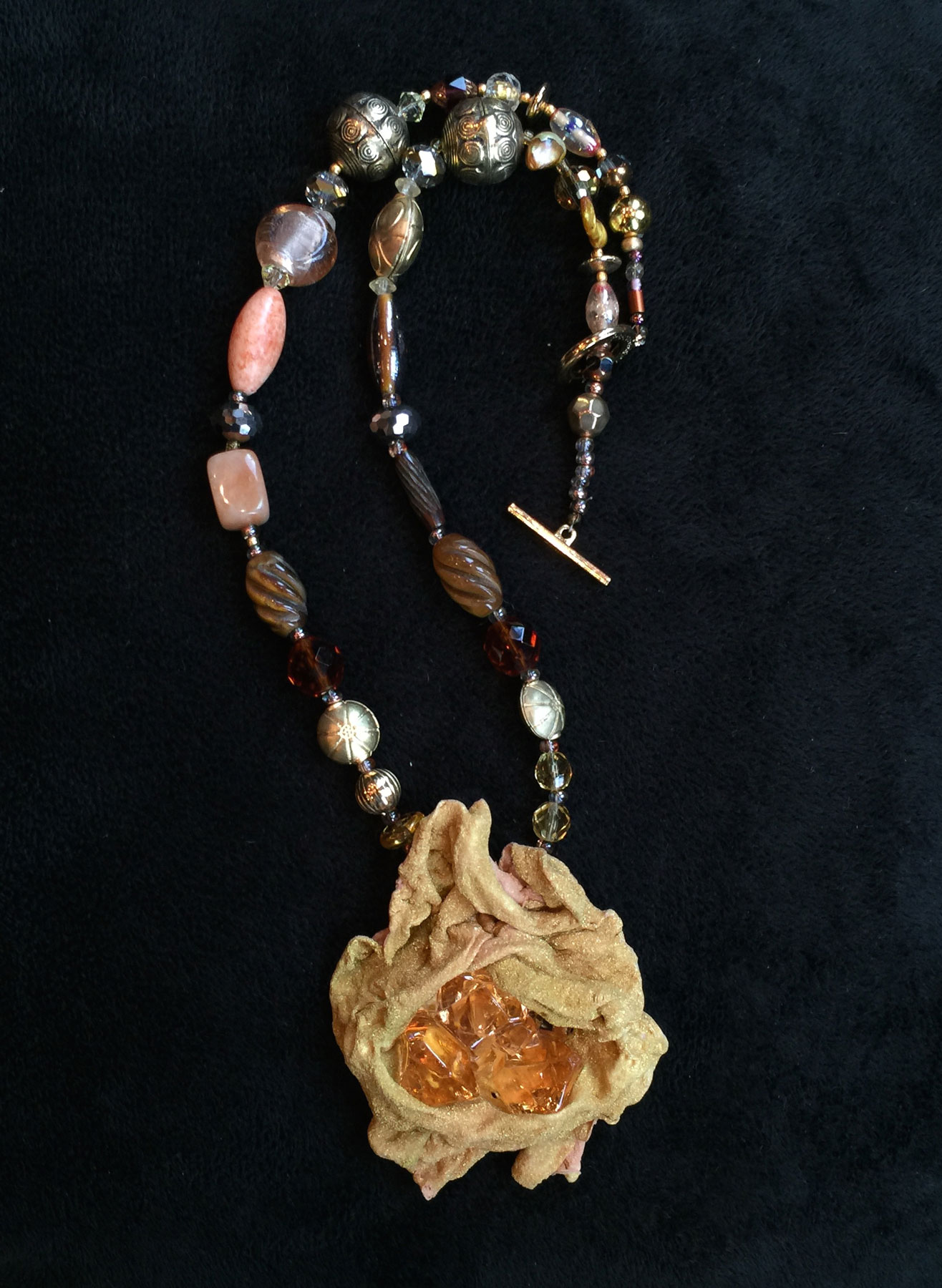 Sculptural Tyvek Pendant - 14