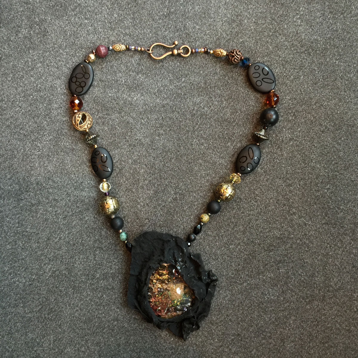 Sculptural Tyvek Pendant - 18