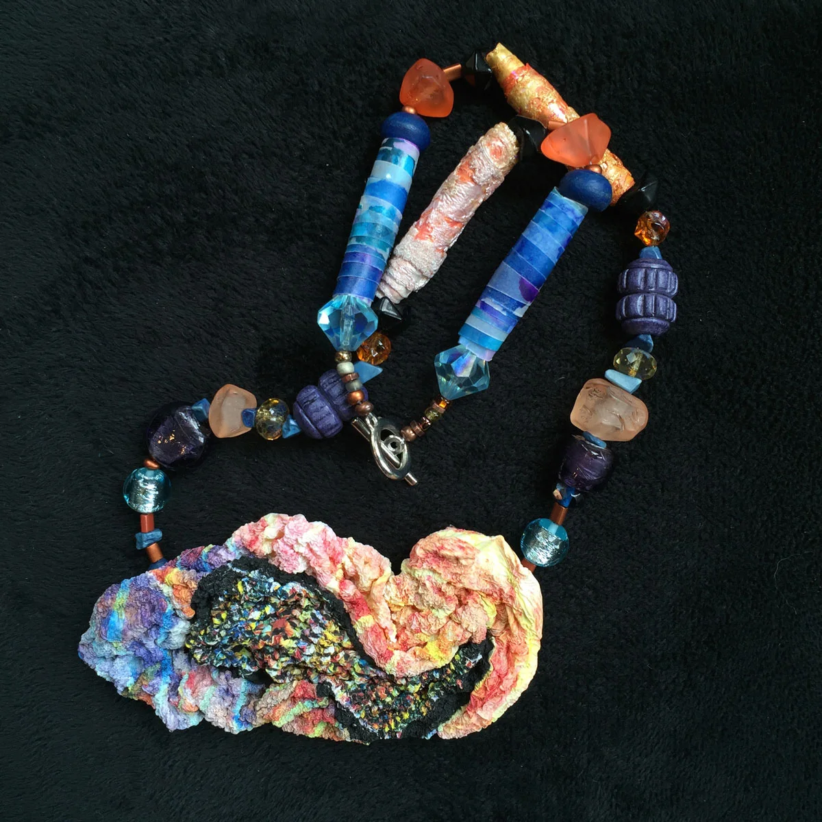 Sculptural Tyvek Pendant - 30