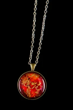Alcohol Ink Pendant - 5