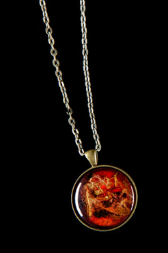Alcohol Ink Pendant - 6