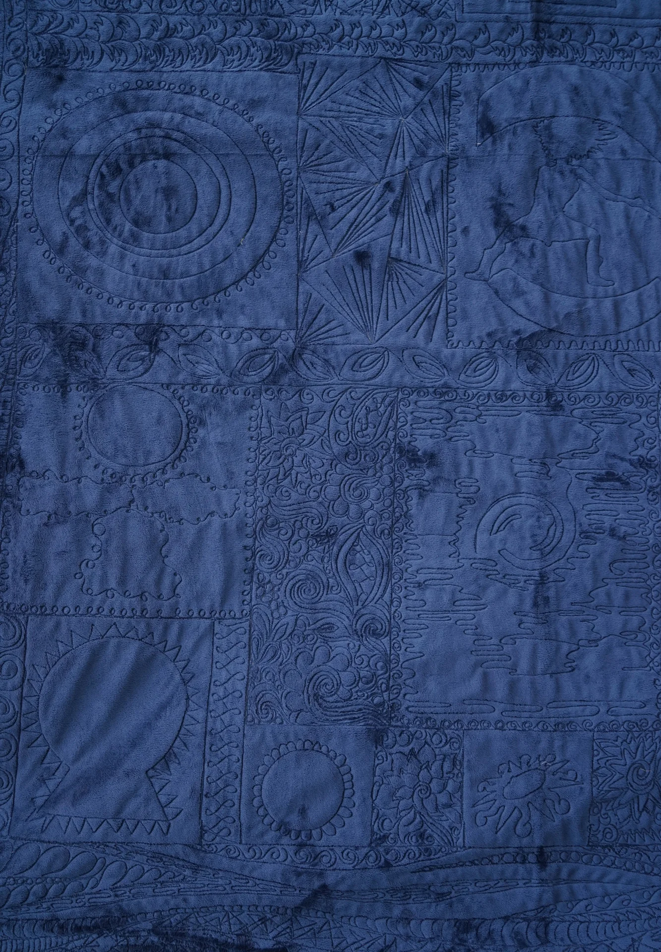 David’s T-shirt Quilt (Back Detail)