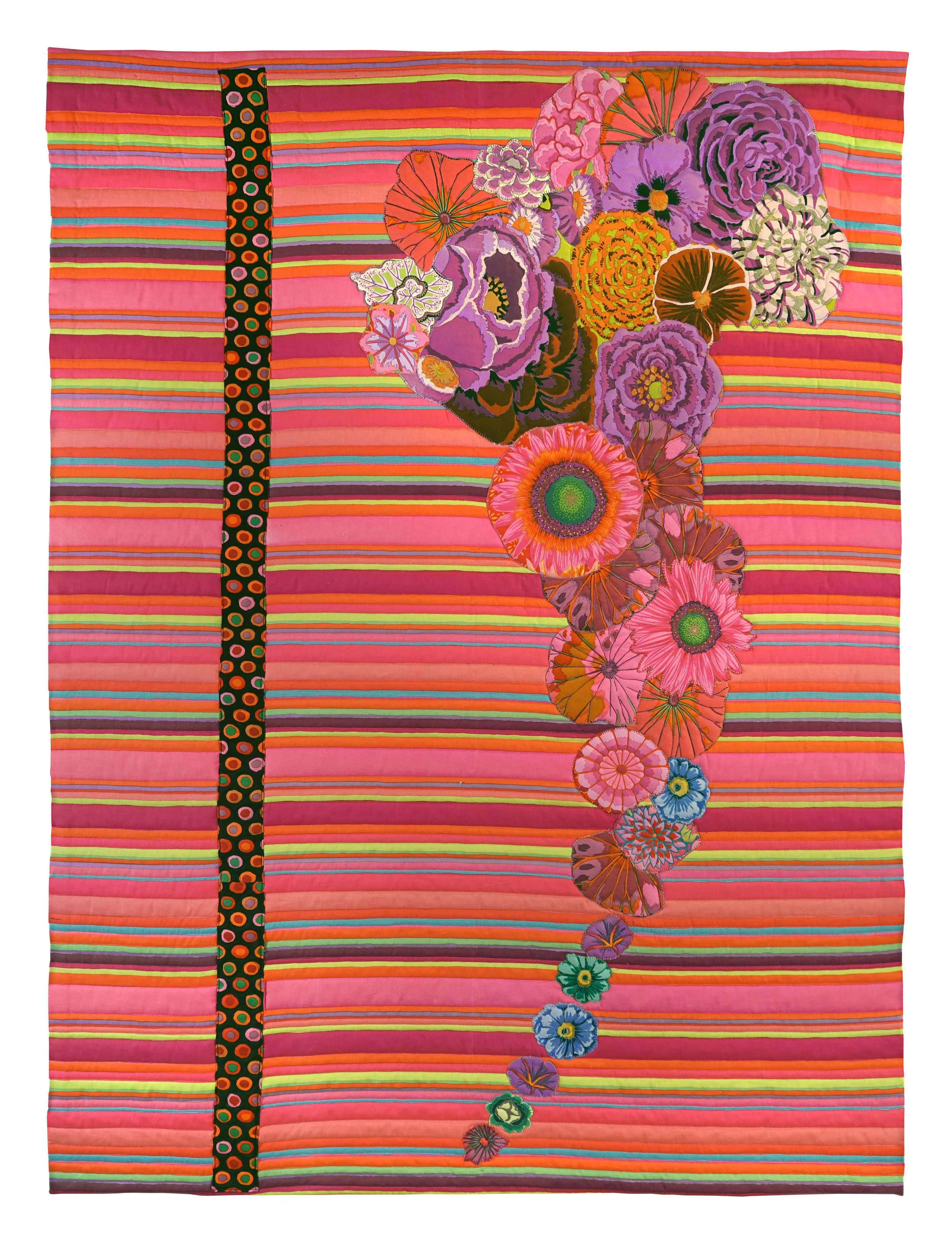 African Map in Flowers