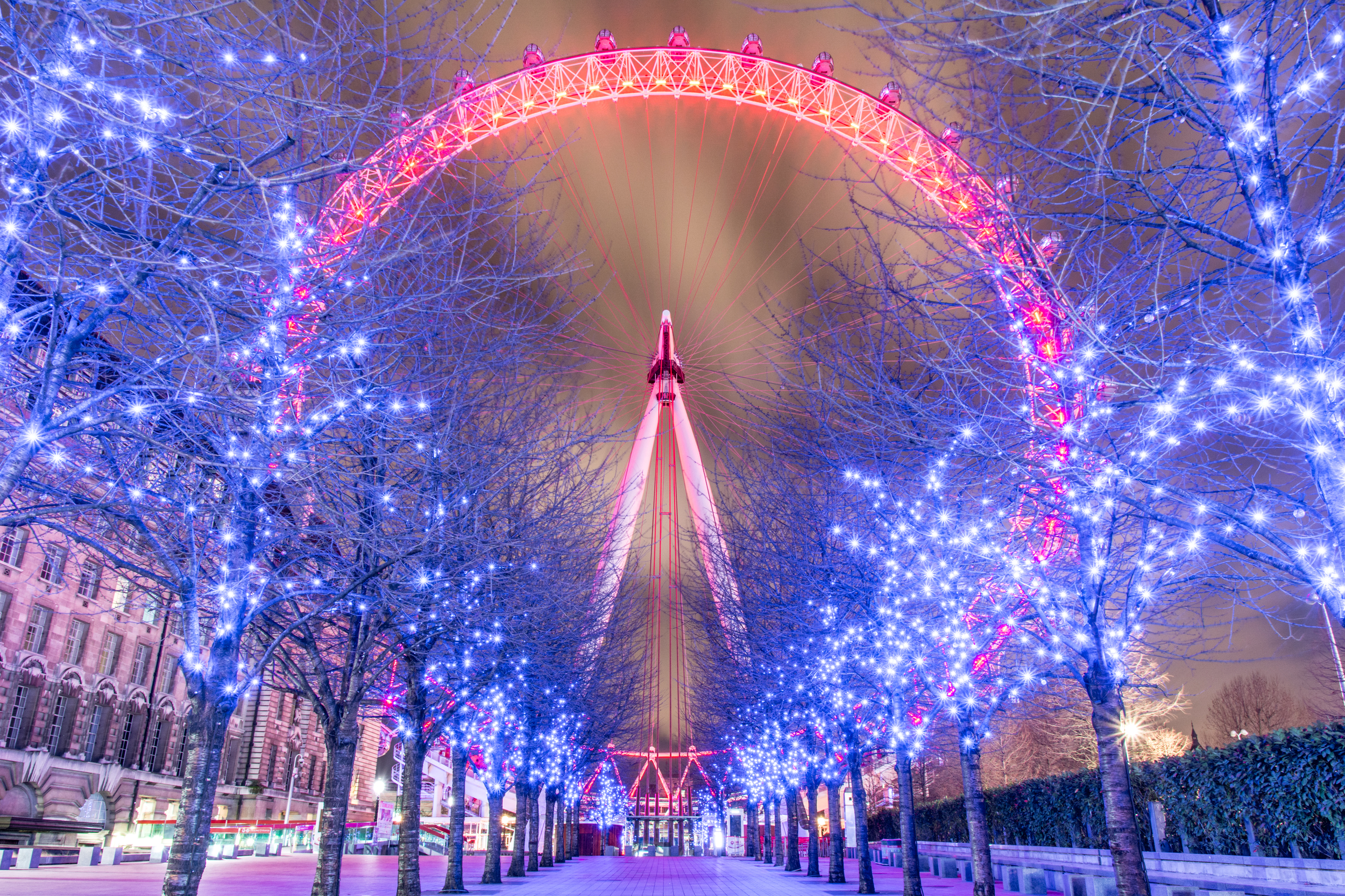 The London Eye at Night.