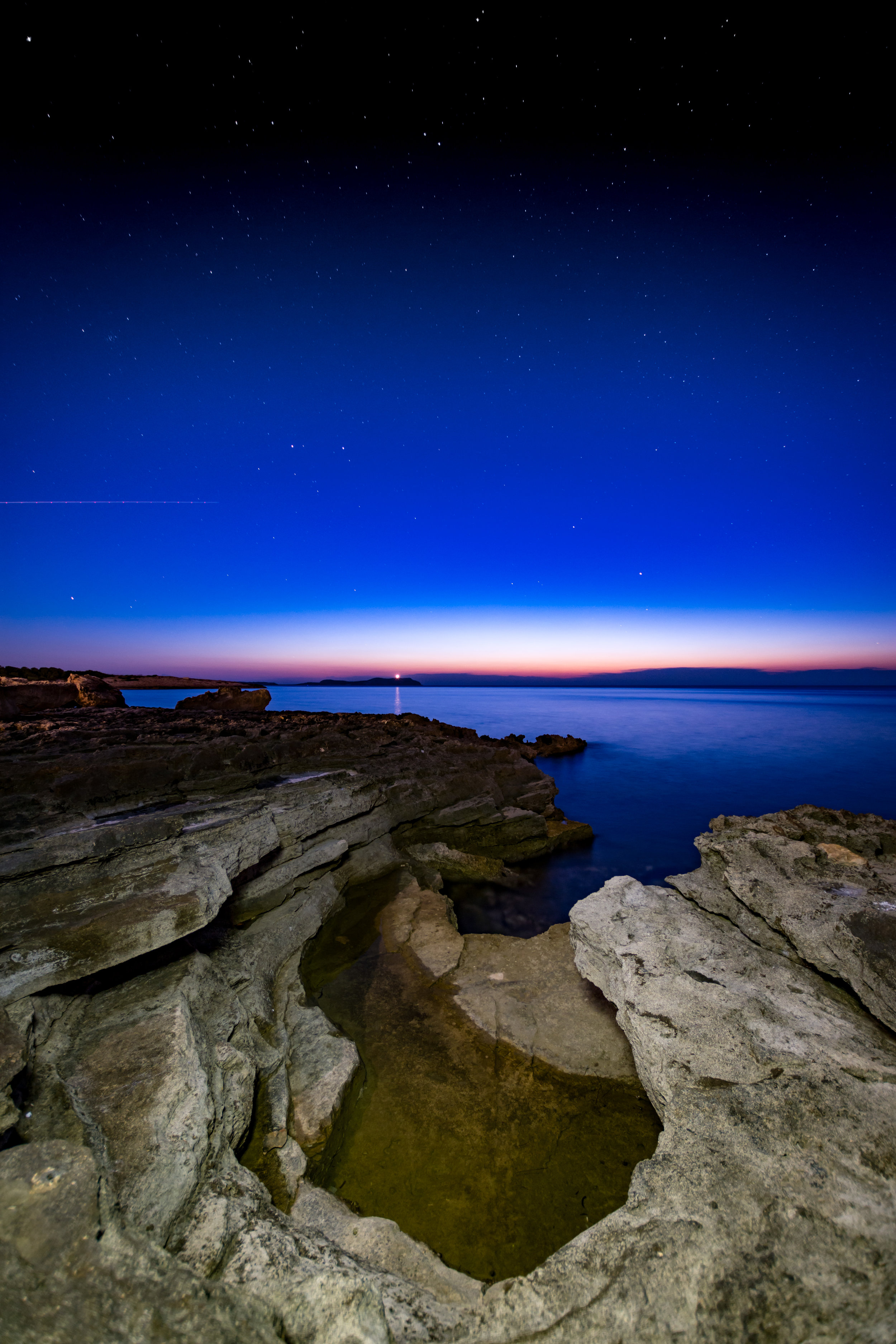 Ibiza Sunset / Glow / Stars and iPhone lighting!