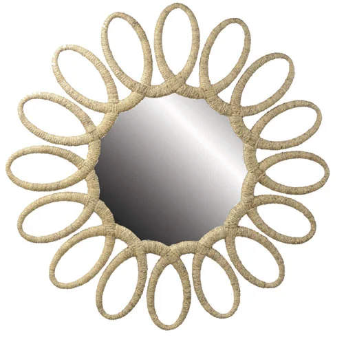 Sea Grass Twisted Mirror