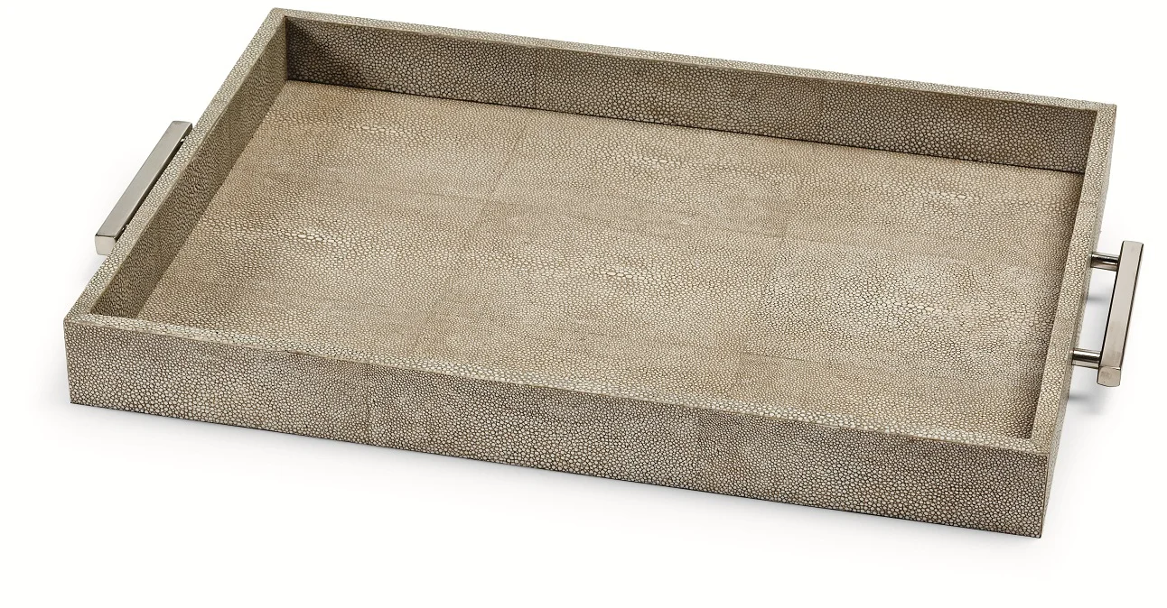 Shagreen Tray Sage Green