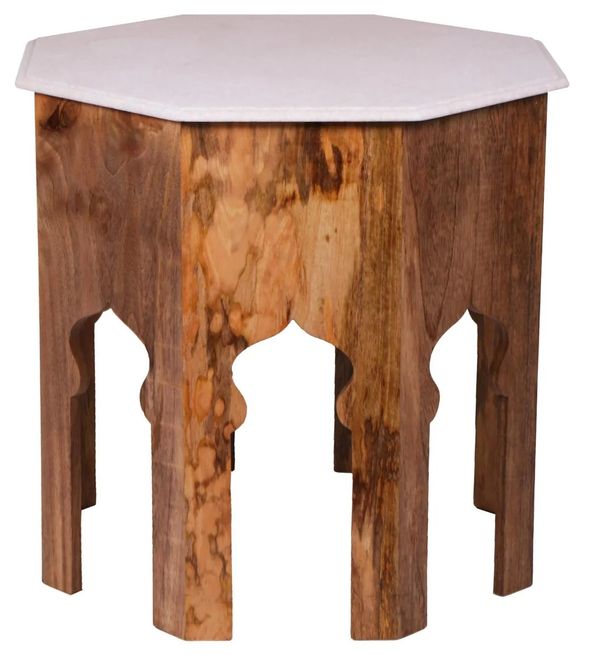 Occasional Table w/White Marble Top