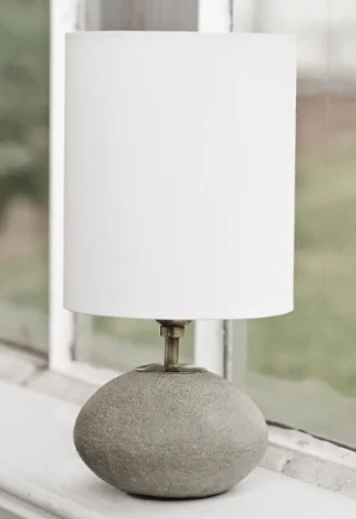 Concrete Orb Lamp