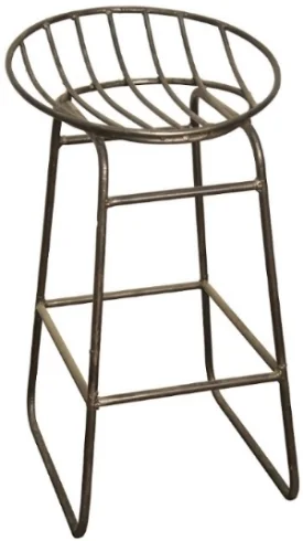 Modern Round Metal Stool