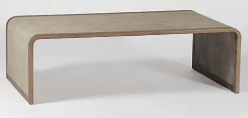Faux Shagreen Coffee Table