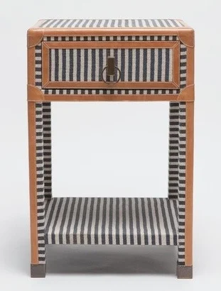 Striped Nightstand