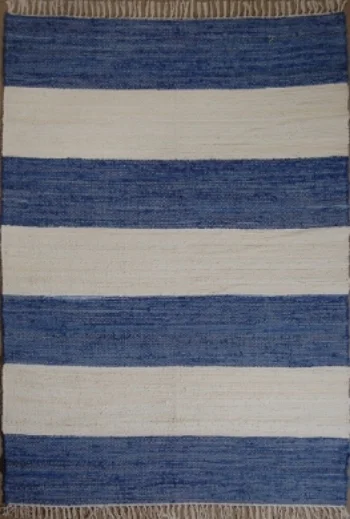 Sailor Blue Striped Rug