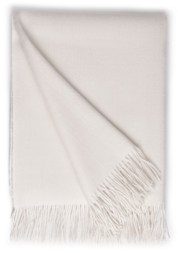 Baby Alpaca Throw Ivory