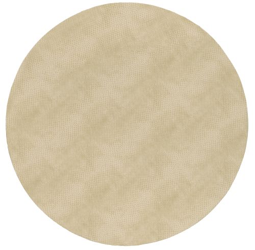 Round Snakeskin Ivory Placemat